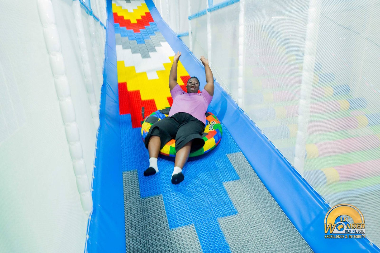 A joyful field trip to an indoor adventure centre
